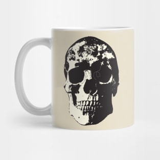 skull and world map Mug